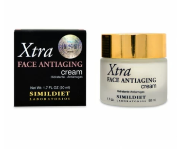 Simildiet Face Antiaging Cream XTRA Антивозрастной крем для лица с гиалуроновой кислотой и ДМАЕ 50 мл