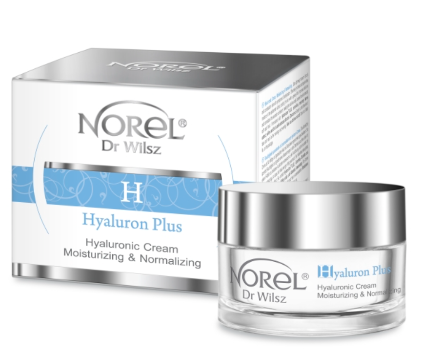 Norel Hyaluron Plus Hyaluronic Cream Moisturizing and Balancing Увлажняющий крем с гиалуроновой кислотой для жирной и комбинированной кожи 50 мл
