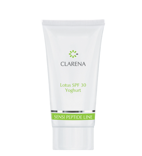 Clarena Lotus SPF30 Yoghurt Солнцезащитный крем SPF 30 с экстрактом йогурта и лотоса 30 мл