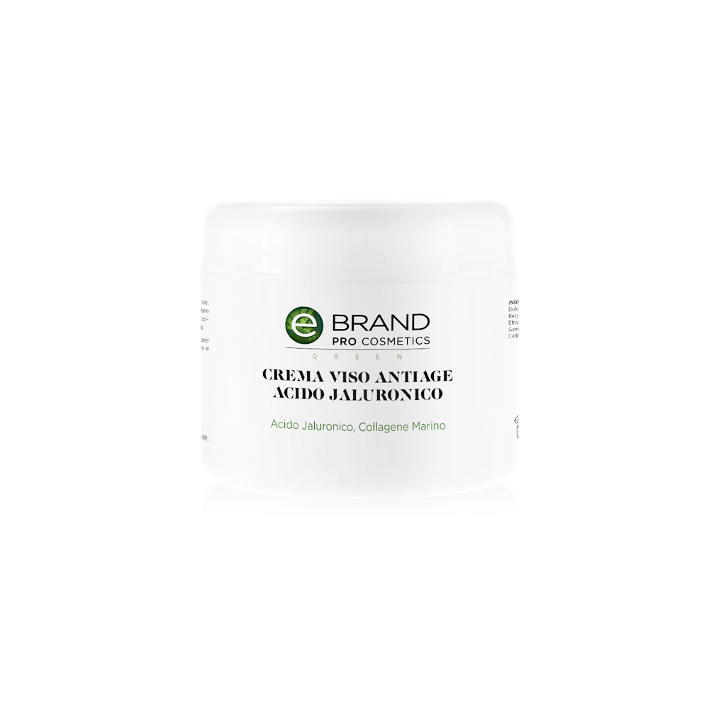 eBRAND Crema Viso Idratante Acido Jaluronico Крем для лица с гиалуроновой кислотой и морским коллагеном 250 мл	