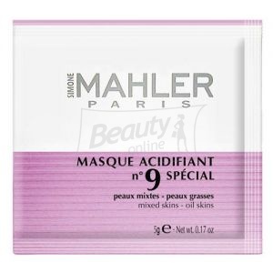 Simone Mahler Masque №9 Маска для регуляції ліпідного балансу проблемної та жирної шкіри, 10 шт x 5 г