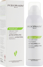Podopharm PODOFLEX Крем піна для стоп із активною спіруліною 125 мл