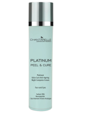 Chantarelle Platinum Ultra Cure Anti-Ageing Night Compress-Cream Face and Eyes Восстанавливающий и успокаивающий крем для лица и кожи вокруг глаз 50 мл