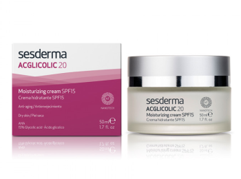 Sesderma ACGLICOLIC 20 Увлажняющий крем с SPF 15 50 мл