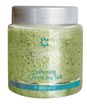 Clarena Softening Green Tea Salt Соль для педикюрных ванночек с экстрактом зеленого чая 600 мл