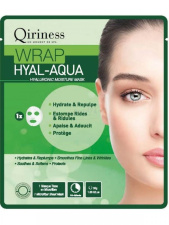 Qiriness Wrap Hyal-Aqua Hyaluronic moisture mask Гиалуроновая увлажняющая и омолаживающая тканевая маска 30 г