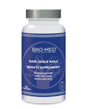 Mediceuticals Bao-Med Food Supplement Засіб для покращення стану волосся, шкіри та нігтів 60 шт