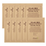 Benton Snail Bee High Content Mask Pack Набор 10 Масок с Муцином Улитки и Пчелиным Ядом 