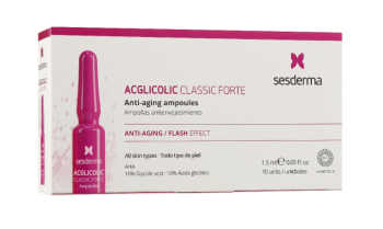 Sesderma ACGLICOLIC Classic Омолаживающие увлажняющие ампулы с гликолевой кислотой 10 х 1,5 мл 