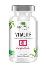 Biocyte Vitalite Bio Дієтична добавка забезпечує енергією та допомагає зменшити втому 30 капсул