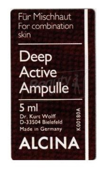Alcina Deep Active Ampulle Ампулы глубокого действия для лица 5 мл