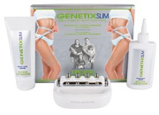 Ericson Laboratoire Genetix Technic Box Крем для схуднення + Активна антицелюлітна сироватка + Масажний ролик Lipo Fitness 200 мл + 150 мл + ролик