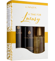 L'anza Keratin Healing Oil Holiday Trio Box Набор для сияния волос с кератином