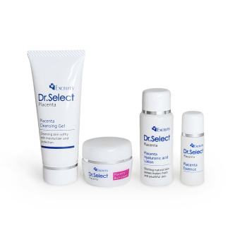 Dr.Select Placenta Travel Trial Set Набір міні-продуктів для подорожей по догляду за обличчям та зоною навколо очей