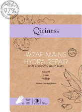 Qiriness Wrap Mains Hydra-Repair Soft & Smooth Hand Mask Смягчающая и разглаживающая маска для кожи рук натуральная формула 14 г
