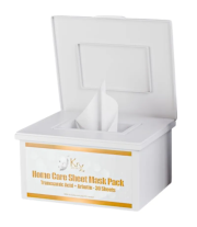 KRX Aesthetics TRANEXAMIC ACID + ARBUTIN SHEET MASK PACK Тканевые хлопковые маски, пропитанные отбеливающим бустером с Транексамовой кислотой и Арбутином для отбеливания пигментных пятен и постакне 30 шт