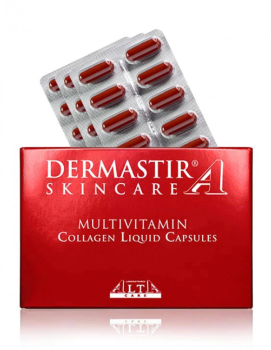 Dermastir Skincare Multivitamin Collagen Liguid Capsules Витамины для кожи жидкий коллаген 30 шт