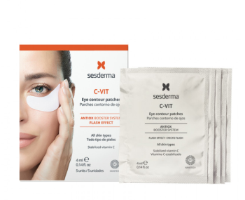 Sesderma C-VIT Пластирі для контуру навколо очей 5 компл х 4 мл 