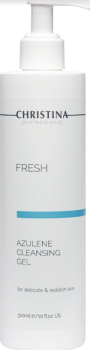 Christina Fresh Azulene Cleansing Gel - Азуленовый очищающий гель для сухой чувствительной кожи 300 мл