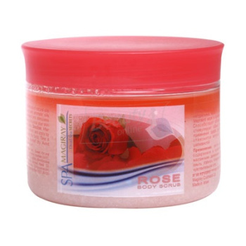 Magiray BODY SCRUB(OIL+SALT) - Скраб для тела Роза, 400 г