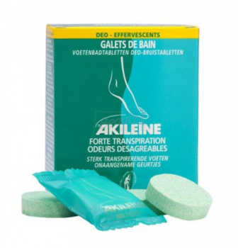 Akileine Растворимые таблетки для ванны освежающие 7*12 г