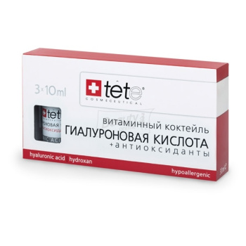 TETe Cosmeceutical Гиалуроновая кислота + Антиоксиданты 30 мл (3х10 мл)