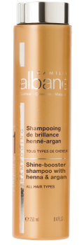 Camille Albane Henna-Argan Shane booster shampoo Шампунь с хной и арганом для блеска, 250 мл