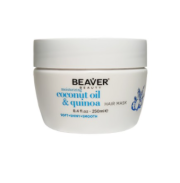 Beaver Coconut Oil & Quinoa Mask Увлажняющая маска для сухих волос с кокосовым маслом 250 мл