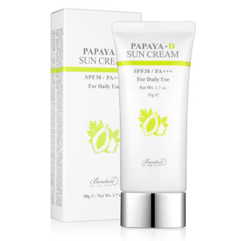 Benton Papaya Sun Cream For Daily Use SPF 38/ PA+++ Солнцезащитный крем с экстрактом папайи SPF38/ PA+++ 50 мл