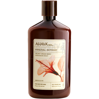 Ahava Mineral Botanic Cream Wash Hibiscus Мягкий крем для душа гибискус/инжир 500 мл