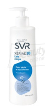 SVR Xerial 10 Anti-Scales Body Lotion Косметическое молочко для сухой и шелушащейся кожи тела Увлажнение и комфорт 24 часа 200 мл