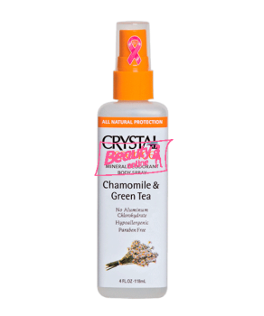 Crystal Essence Chamomile & Green Tea Spray Кристалл Дезодорант-спрей "Ромашка и зеленый чай" 118 мл