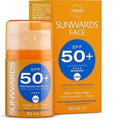 SUNWARDS Face Cream SPF 50+ Солнцезащитный крем для лица и шеи с очень высокой степенью защиты от солнца SPF 50+ и UVA 50 мл