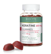 Biocyte Keratine Gummies Добавка дієтична сприяє зростанню та зміцненню волосся 60 капсул