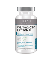 Biocyte Cal/Mag/Zinc Liposomal Дієтична добавка в капсулах на основі комплексу кальцію, магнію та цинку 60 капсул