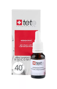 TETe Cosmeceutical Биокомплекс аквабаланс с фитоэстрогенами 40+ 15 мл