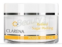 Clarena Retinol Sugar Peeling Сахарный пилинг с ретинолом двойного отшелушивающего действия для зрелой кожи с пигментацией 50 мл