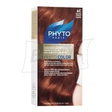 Phyto Фитоколор 6С темно-русый медный