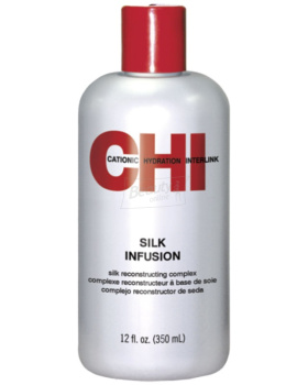 CHI Infra Silk Infusion Leave-In Alcohol-Free Reconstructing Treatment Восстанавливающий шелковый комплекс-сыворотка жидкий шелк для всех типов волос