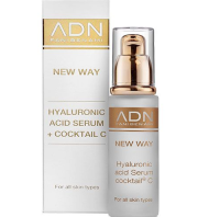 ADN Hyaluronic acid serum cocktail C Гіалуронова сироватка з вітаміном С 30 мл
