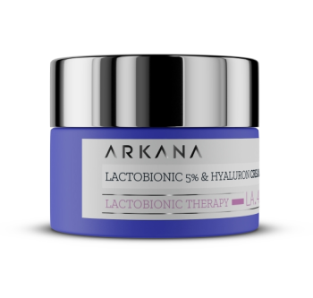 Arkana Lactobionic 5% & Hyaluron Cream Регенерирующий и увлажняющий крем с 5% лактобионовой и гиалуроновой кислотами 50 мл