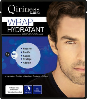 Qiriness Wrap Hydratant  Moisture Purity Mask Увлажняющая матирующая маска для лица для мужчин 30 г