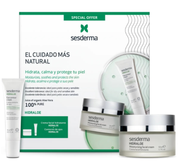 Sesderma Набор HIDRALOE Увлажняющий крем для лица 50 мл + Hidraloe Eye Contour Cream Крем под глаза 15 мл