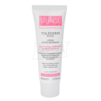Uriage Tolederm Riche Nutri-Soothing Cream Dry Skin Поживний заспокійливий крем для сухої шкіри 50 мл