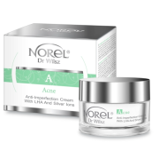 Norel Acne Anti-imperfection Cream with LHA and Silver Ions Ультралегкий крем із LHA кислотами та іонами срібла 50 мл