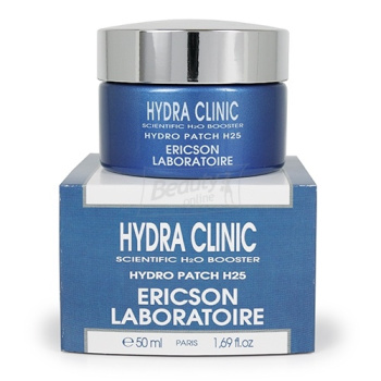 Ericson Laboratoire HYDRA CLINIC HYDRO PATCH H25 moisturizing cream Зволожуючий патч Н25 – зволожуюча крем-маска для обличчя 50 мл