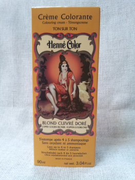Henne Крем-колорант Золотисто-медный блондин 90 мл