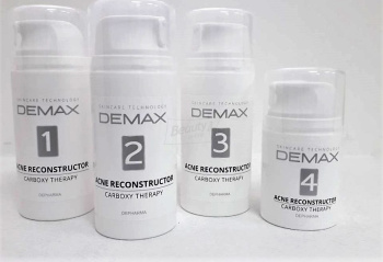 Demax Акне-реконструктор карбокситерапия (4 шага) 3х100 мл + 1х50 мл