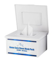 KRX Aesthetics RETINOL SHEET MASK PACK Тканевые хлопковые маски, пропитанные мультифункциональным бустером с Ретинолом и Гиалуроновой кислотой для омоложения и кожи с постакне 30 шт