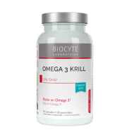  Biocyte Omega 3 Krill 500 Mg Сприяє функціонуванню серця та мозку, підтримує зір 90 капсул.